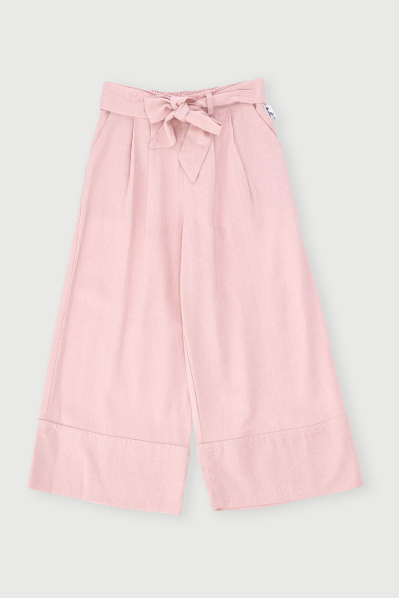 Keedo Girls Wide Leg Pant - Dusty Pink