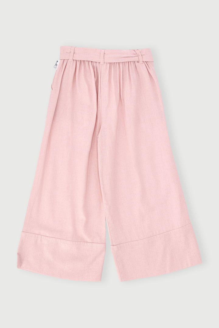 Keedo Girls Wide Leg Pant - Dusty Pink