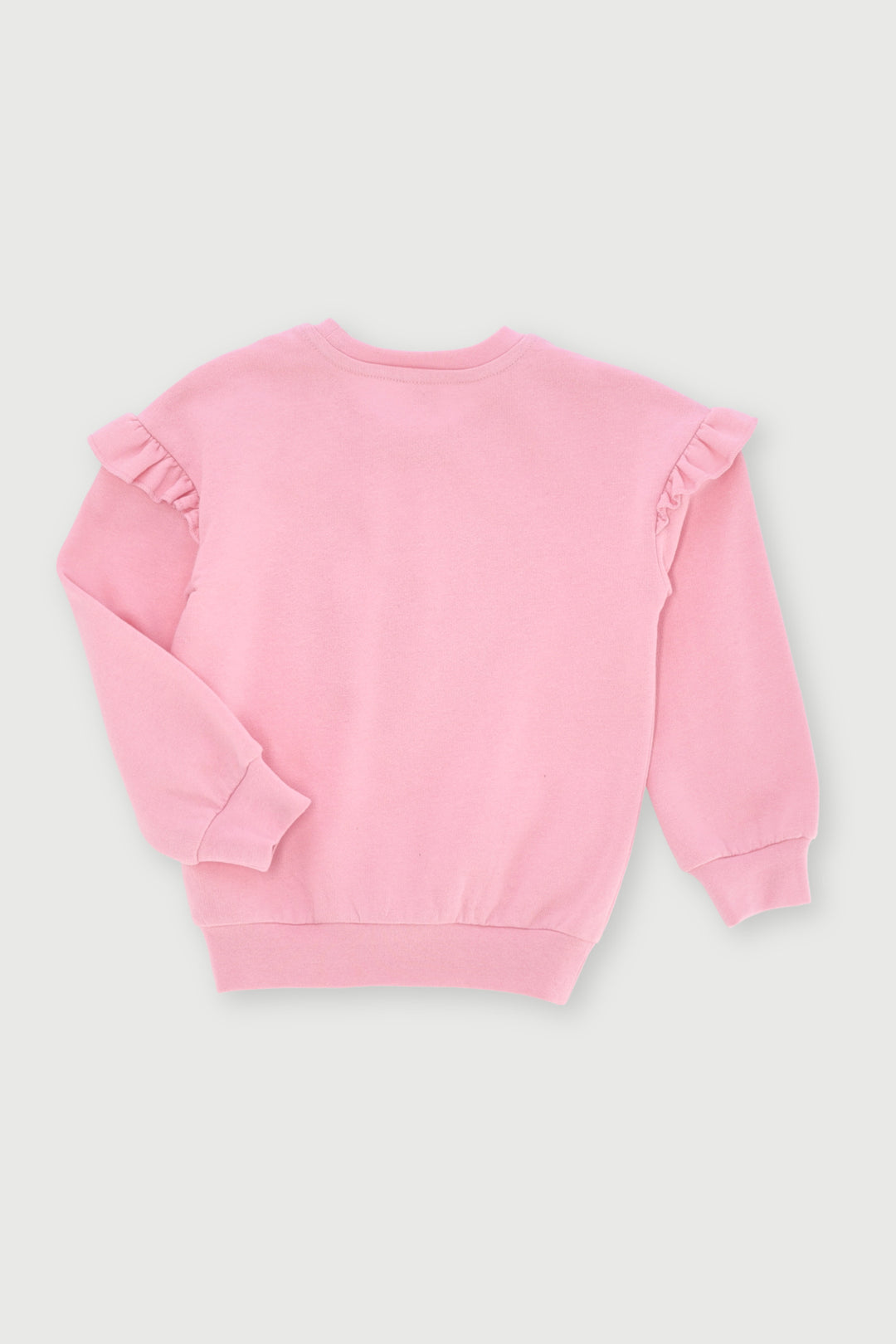 Pre-Girls Hearts Sequin Fleece Top - Blush