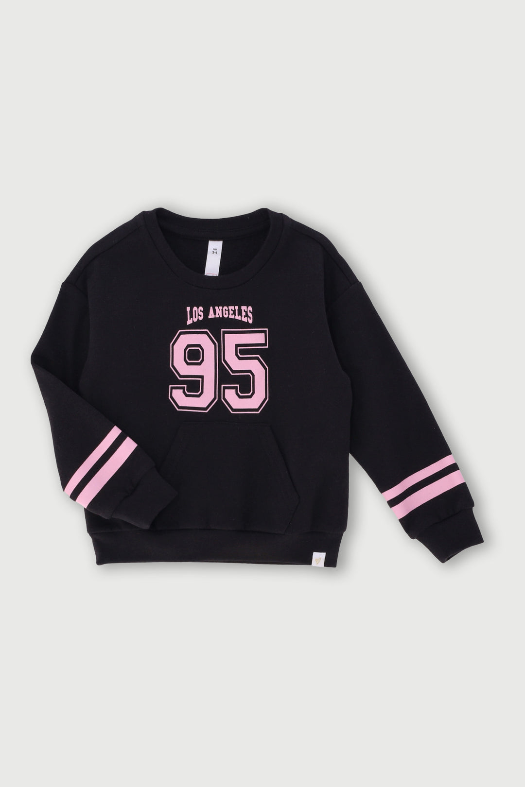 Pre-Girls L.A Fleece Top - Black