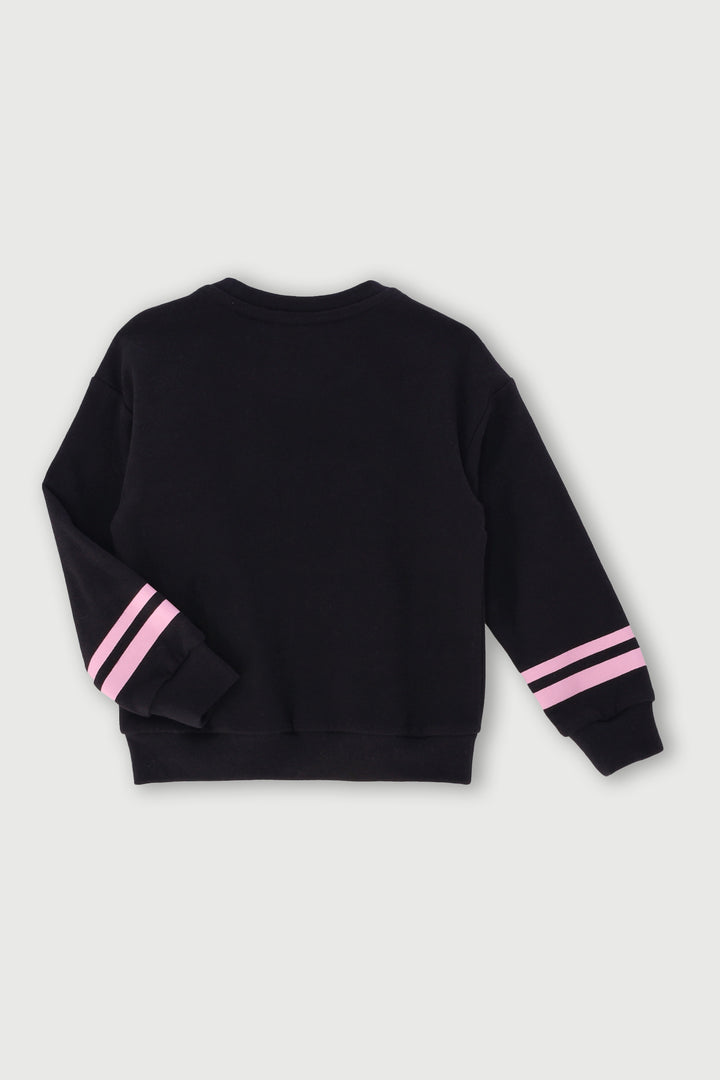 Pre-Girls L.A Fleece Top - Black