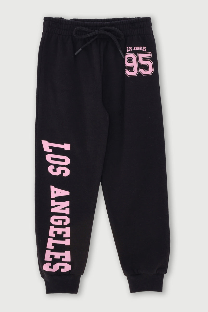 Pre-Girls L.A Fleece Jogger - Black