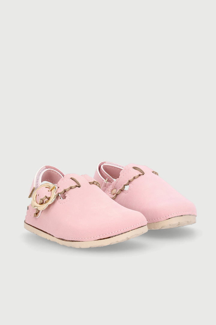 Baby Girls Scallop Clog - Pink
