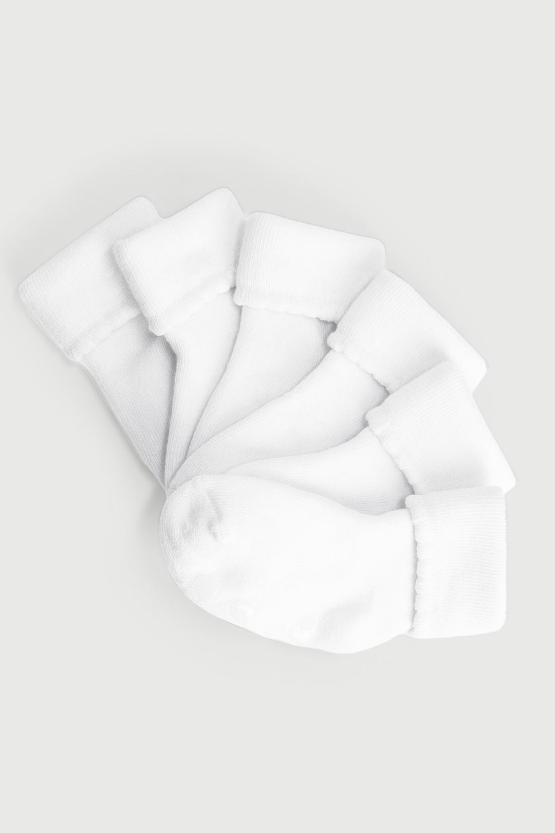 Baby Girls 3 Pack Plain Towelling Socks - White