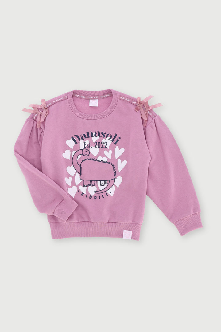 Pre-Girls Danasoli Fleece Top - Mauve