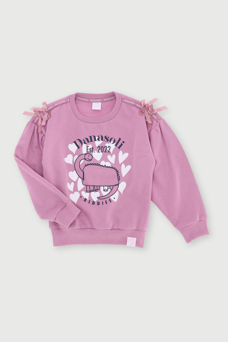 Pre-Girls Danasoli Fleece Top - Mauve