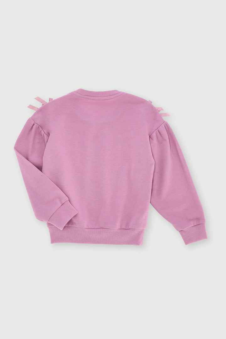 Pre-Girls Danasoli Fleece Top - Mauve