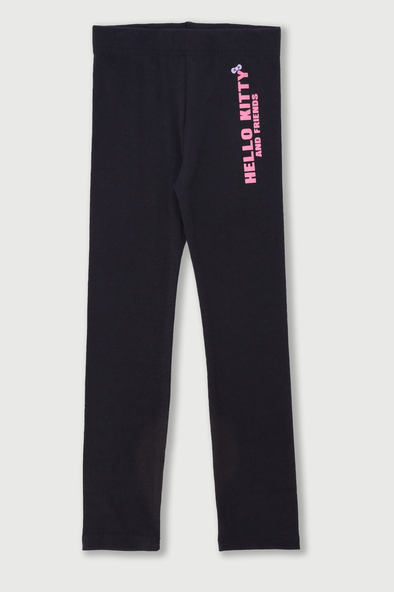 Pre-Girls Hello Kitty Legging - Black