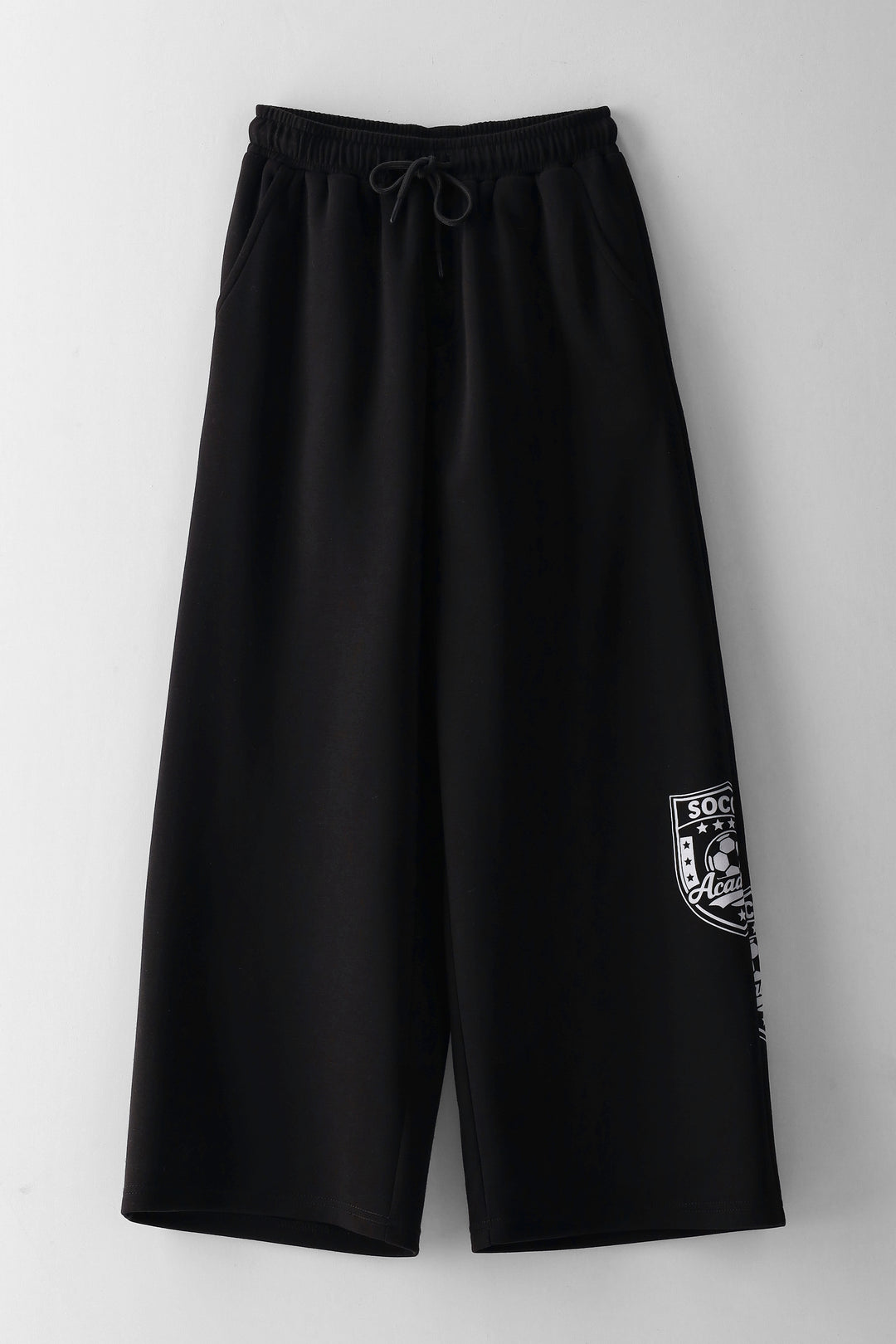 Girls Badge Soccer Pants - Black