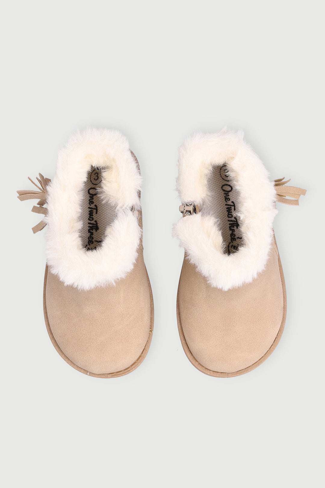 Baby Girls Tassel Boot - Stone