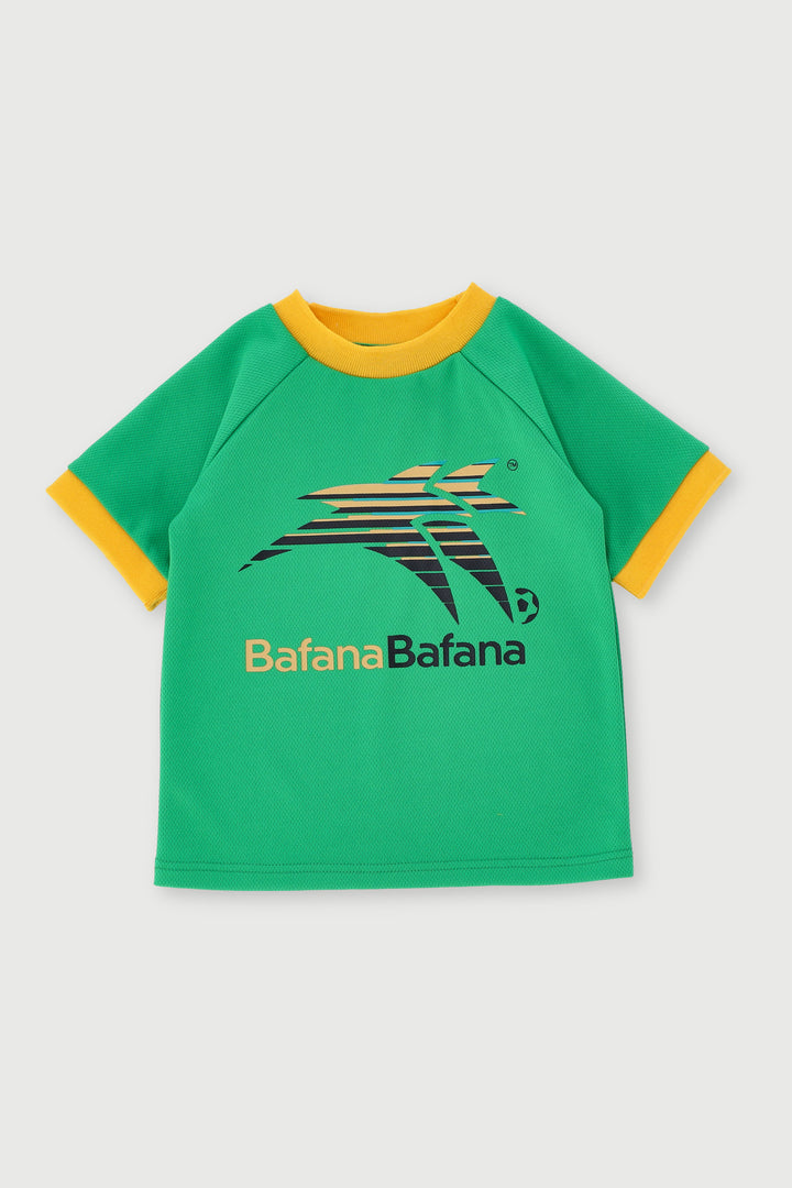 Pre-Boys Bafana Mesh Sport Shirt - Green