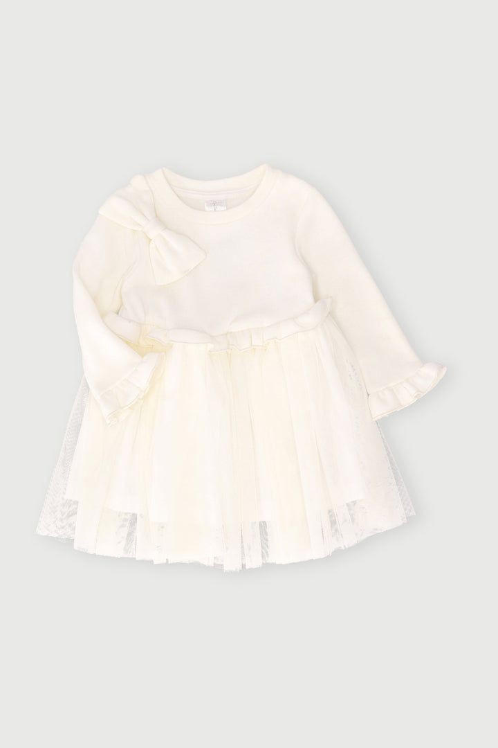Dress Combo Mesh   - Cream
