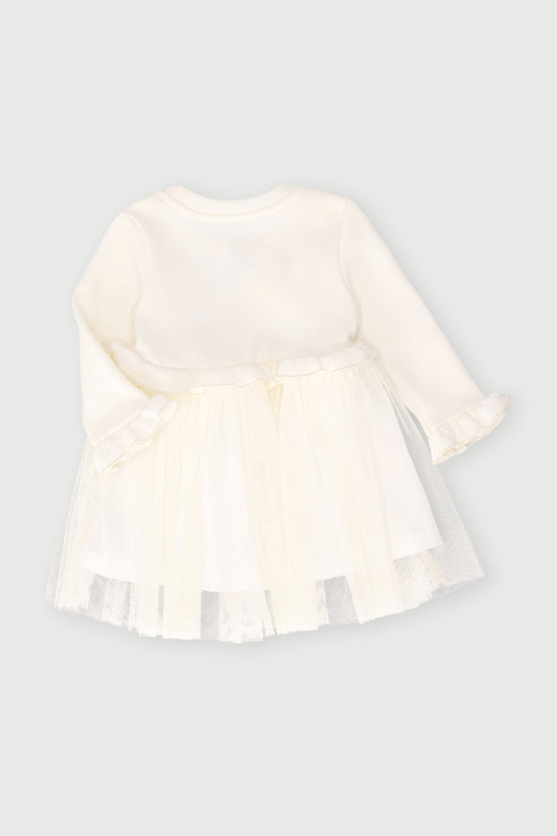 Dress Combo Mesh   - Cream