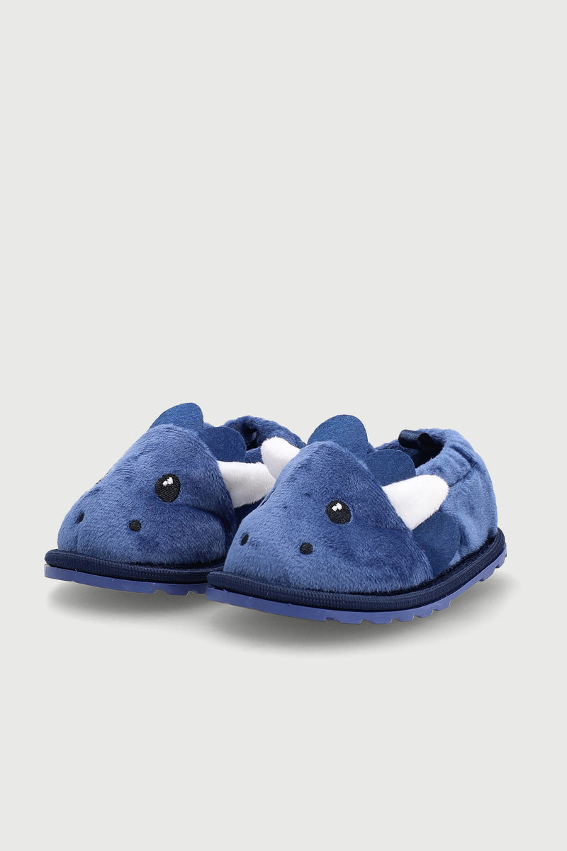 Baby Boys Dino Stokie Slipper - Blue
