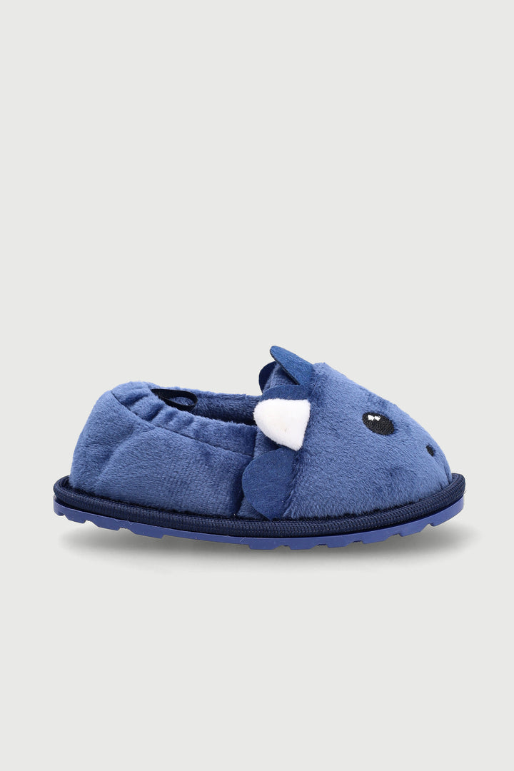 Baby Boys Dino Stokie Slipper - Blue