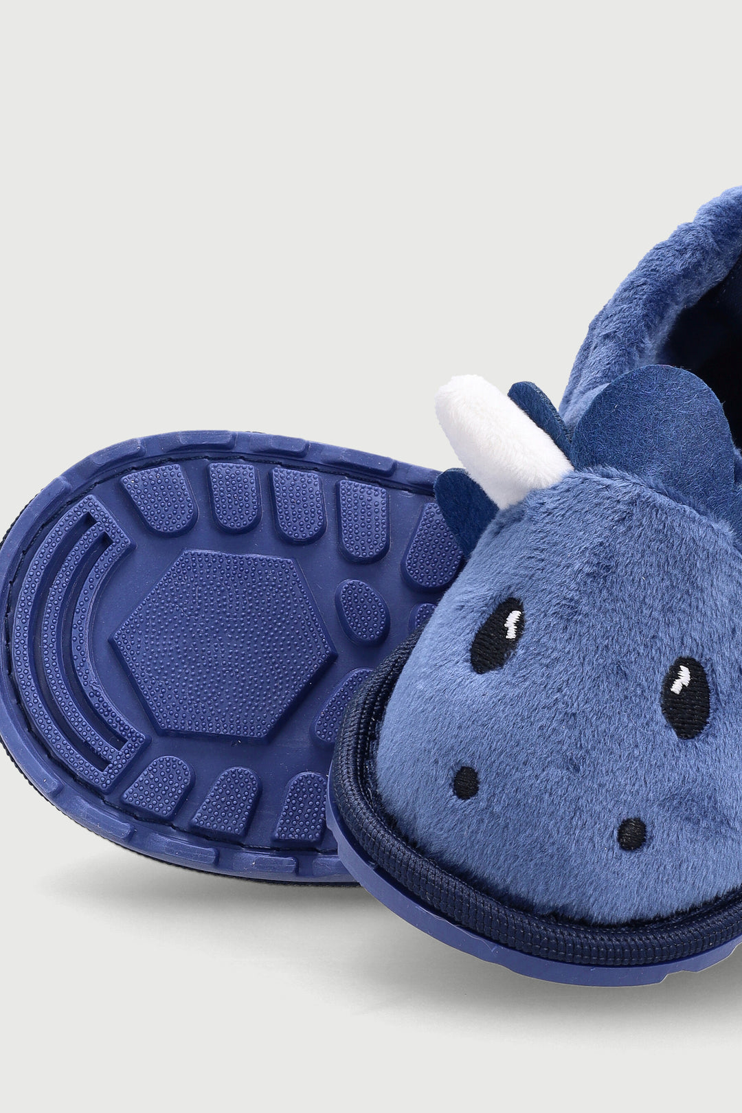 Baby Boys Dino Stokie Slipper - Blue