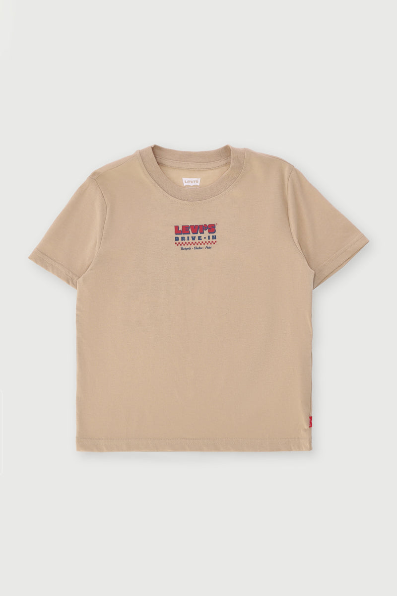 Pre-Boys Levis Burger Tee - Stone