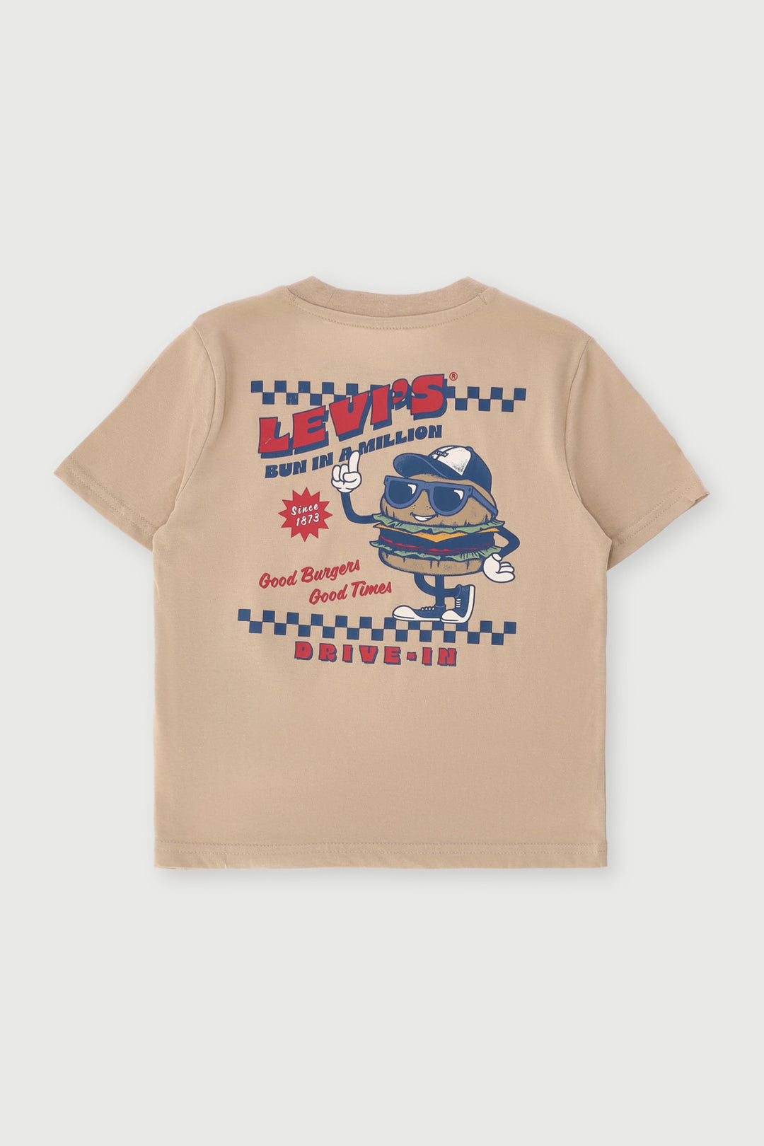 Pre-Boys Levis Burger Tee - Stone