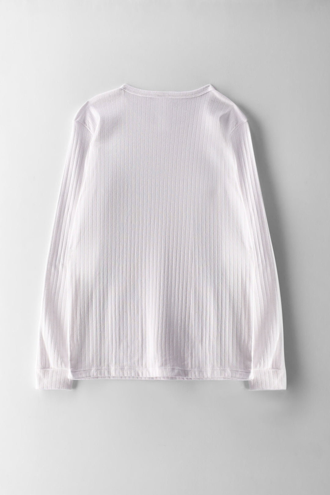 Boys Long Sleeve Thermal Vest - White