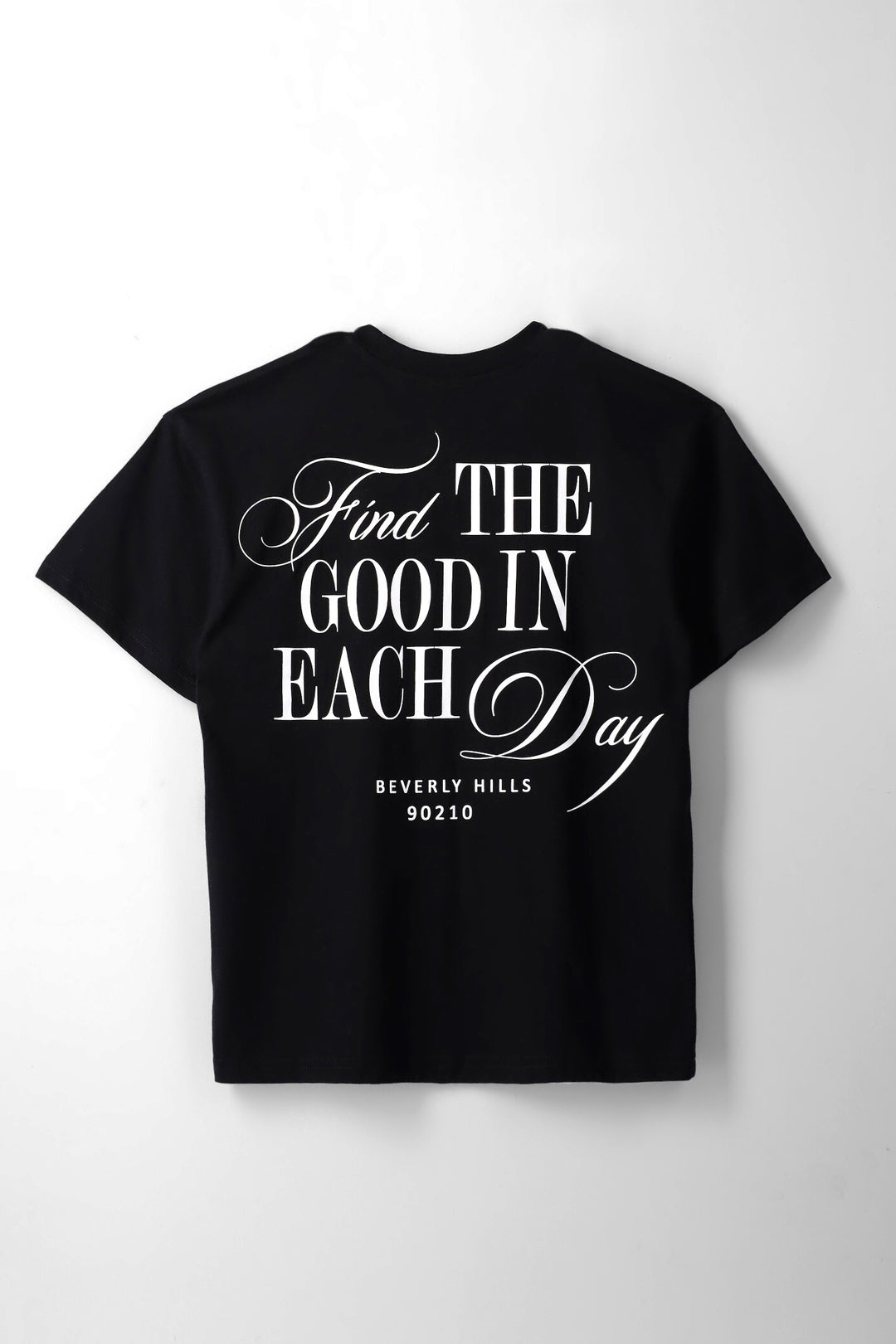 Girls Bevelry Hills Oversized Tee - Black