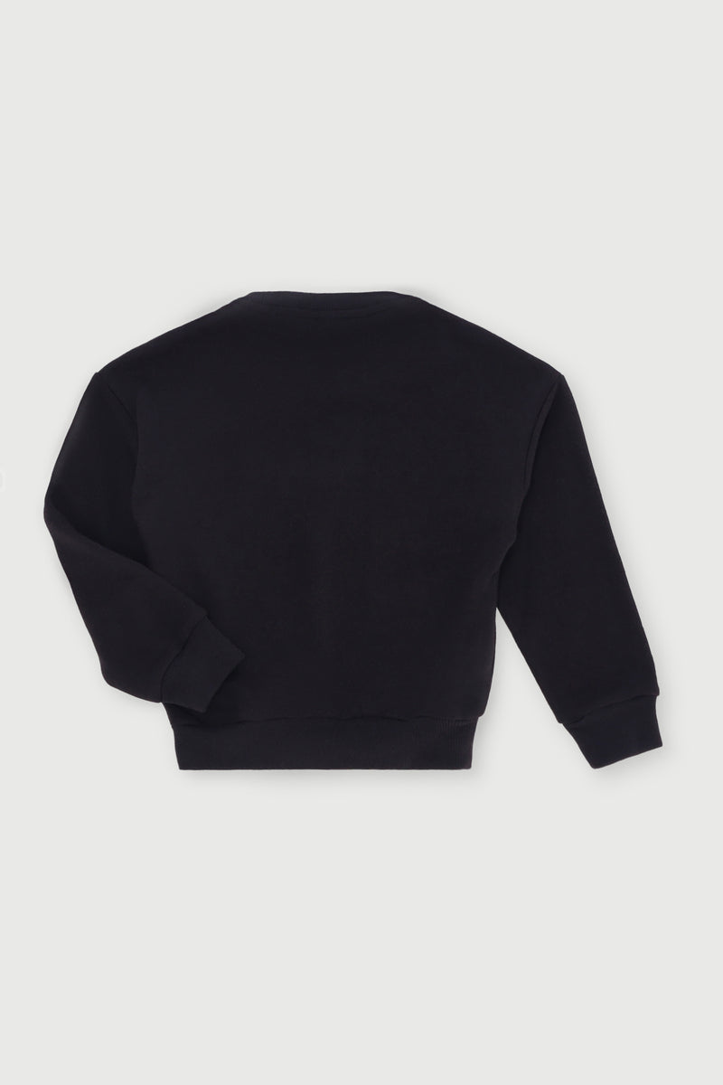 Pre-Girls Danasoli Fleece Top - Black