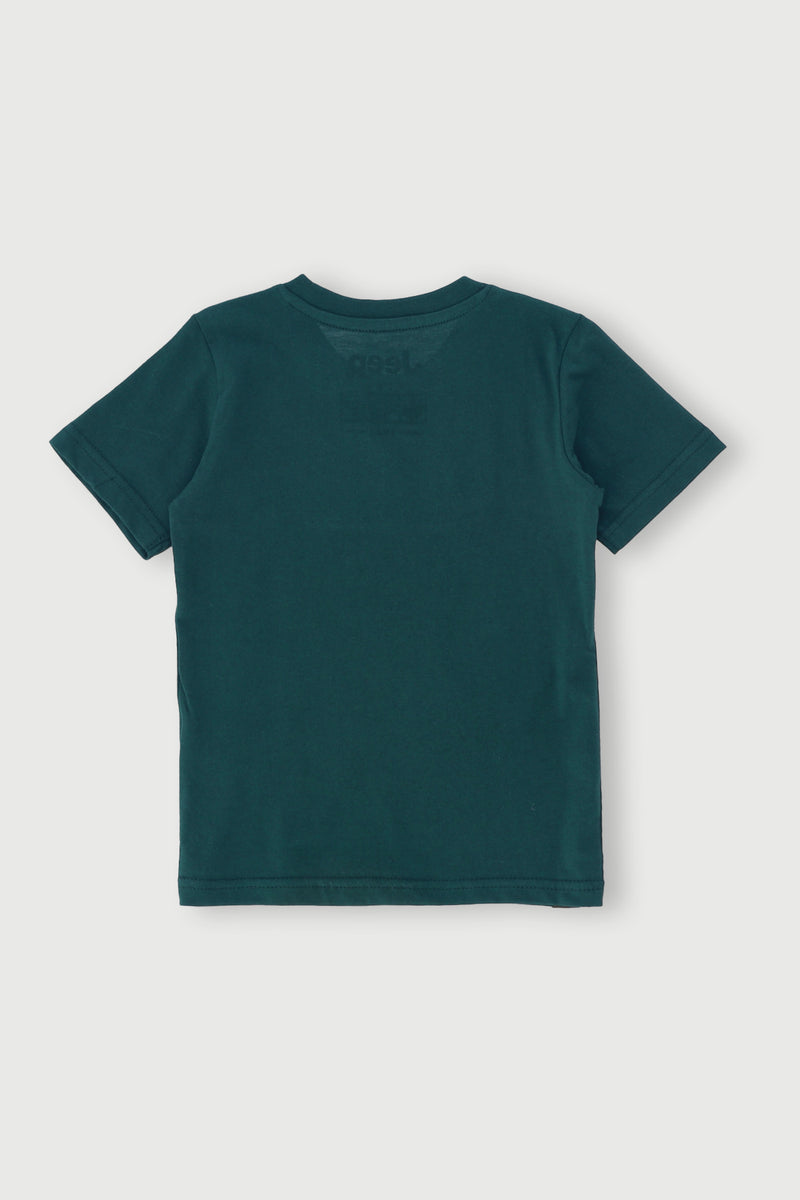 Pre-Boys Core Logo Tee - Dark Green