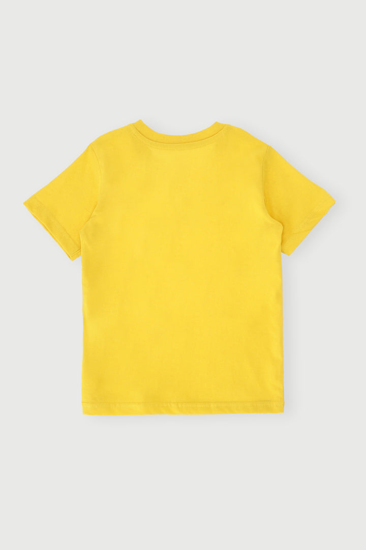 Pre-Boys Icon Tee - Yellow