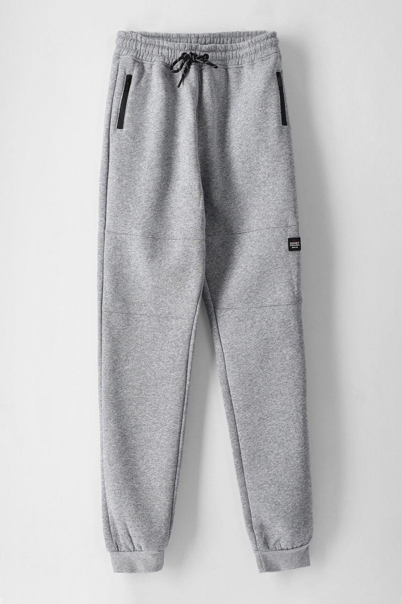 Boys Brock Fashion Track Pants - Grey Melange