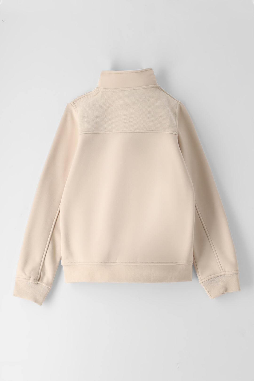 Boys Dempsey Zip Through Jacket - Stone