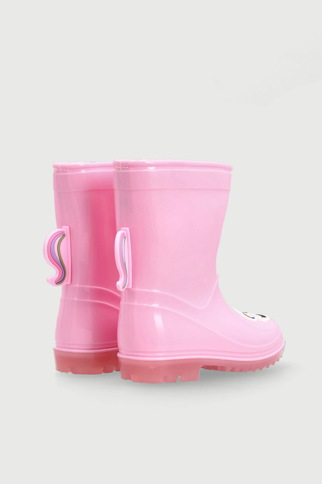 Pre-Girls Unicorn Crown Welly Boot - Pink