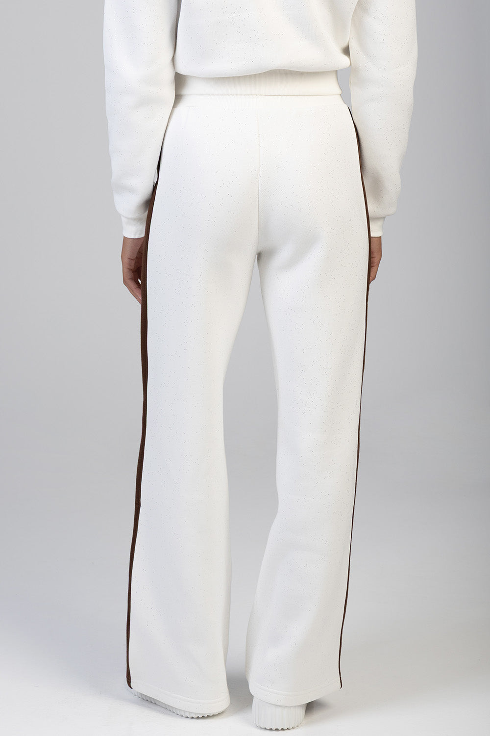 Logo Wide Leg Pant - Off White