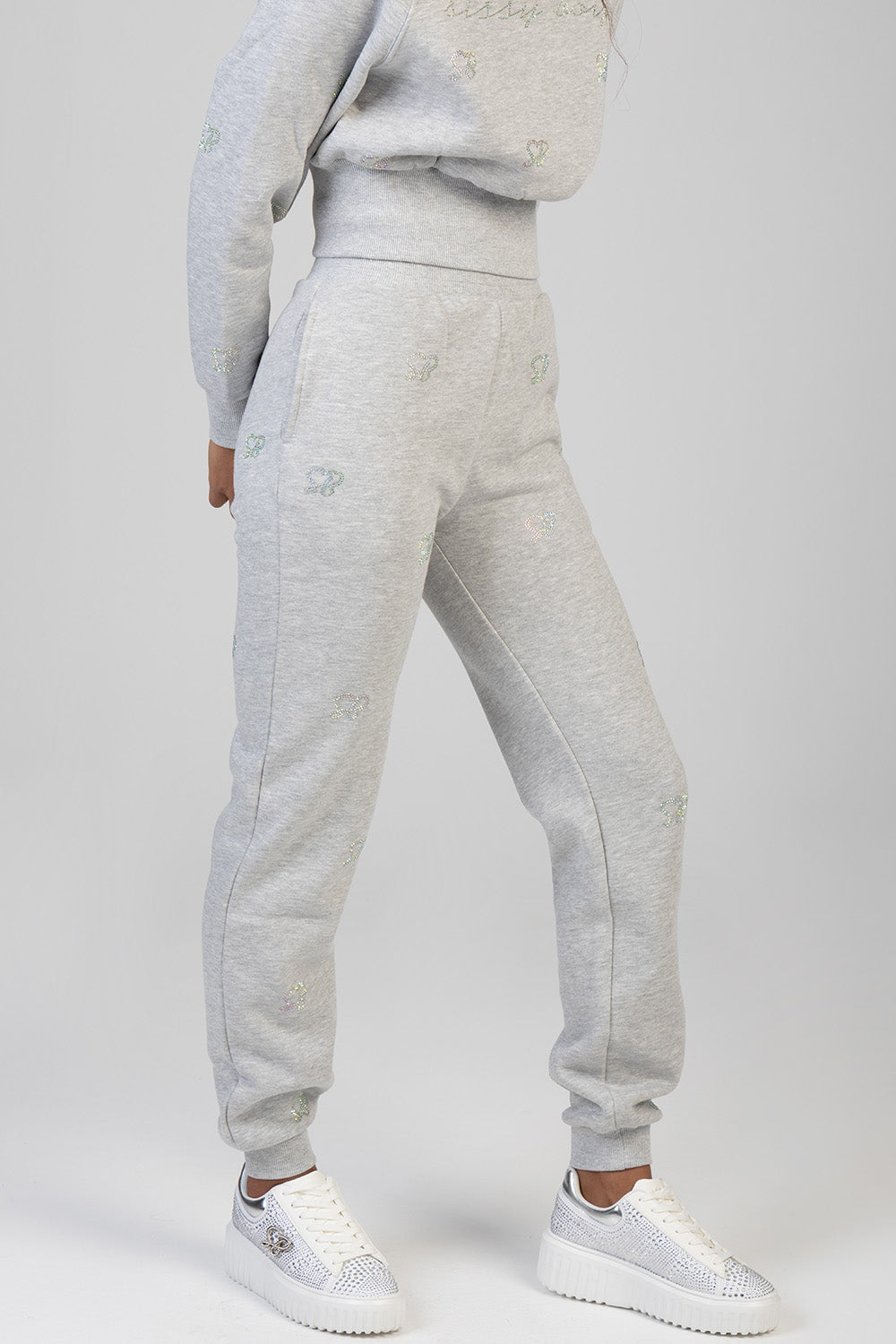 Bling Jogger - Grey Melange