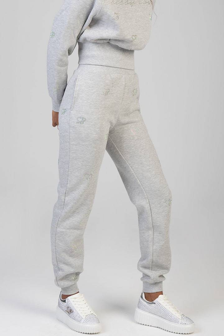 Bling Jogger - Grey Melange