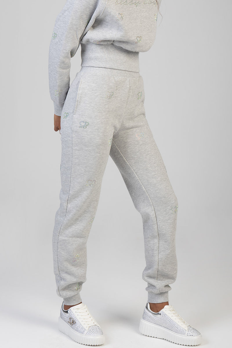 Bling Jogger - Grey Melange