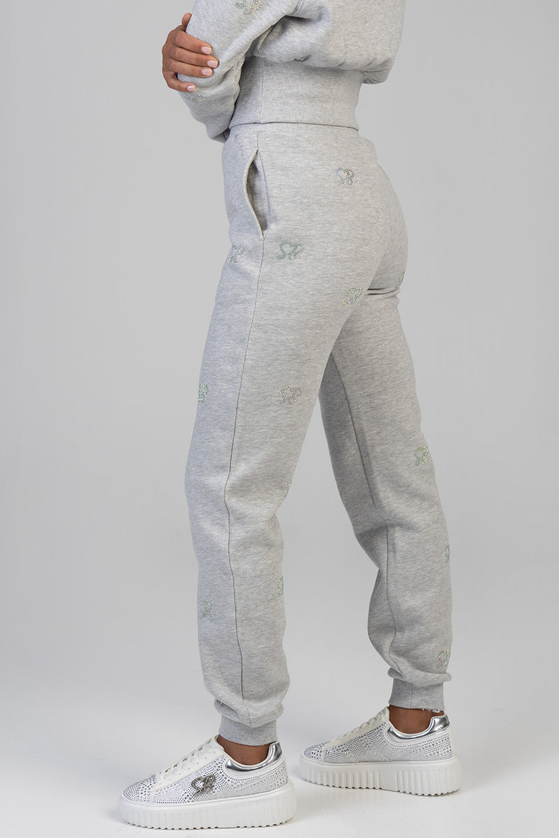 Bling Jogger - Grey Melange