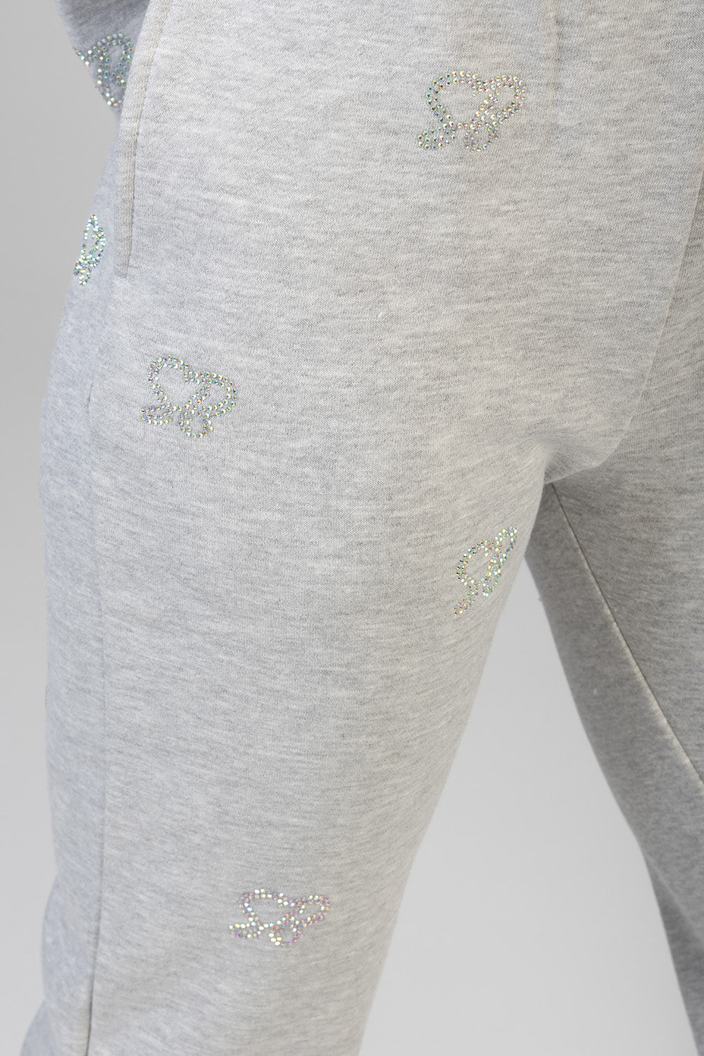 Bling Jogger - Grey Melange