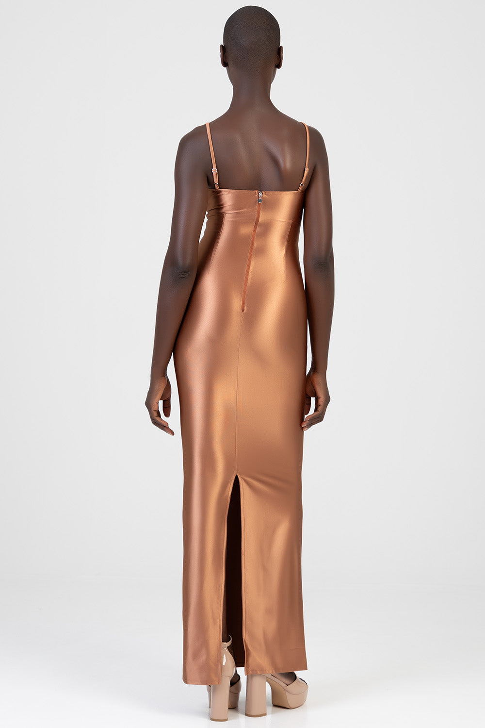 Fit Maxi Dress - Copper