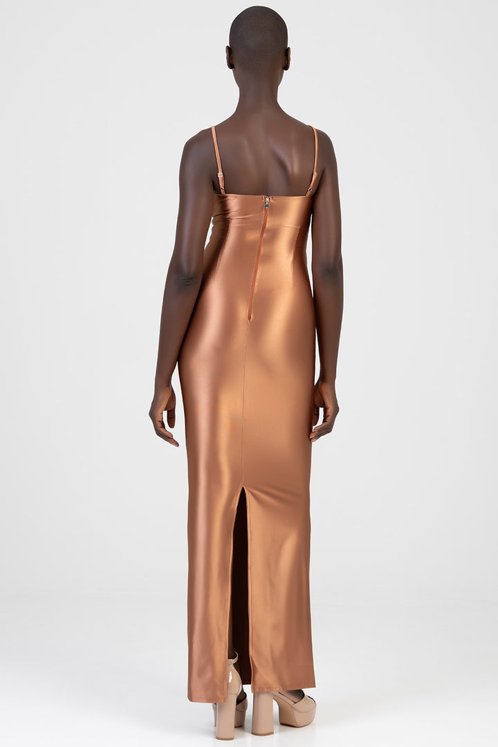 Fit Maxi Dress - Copper