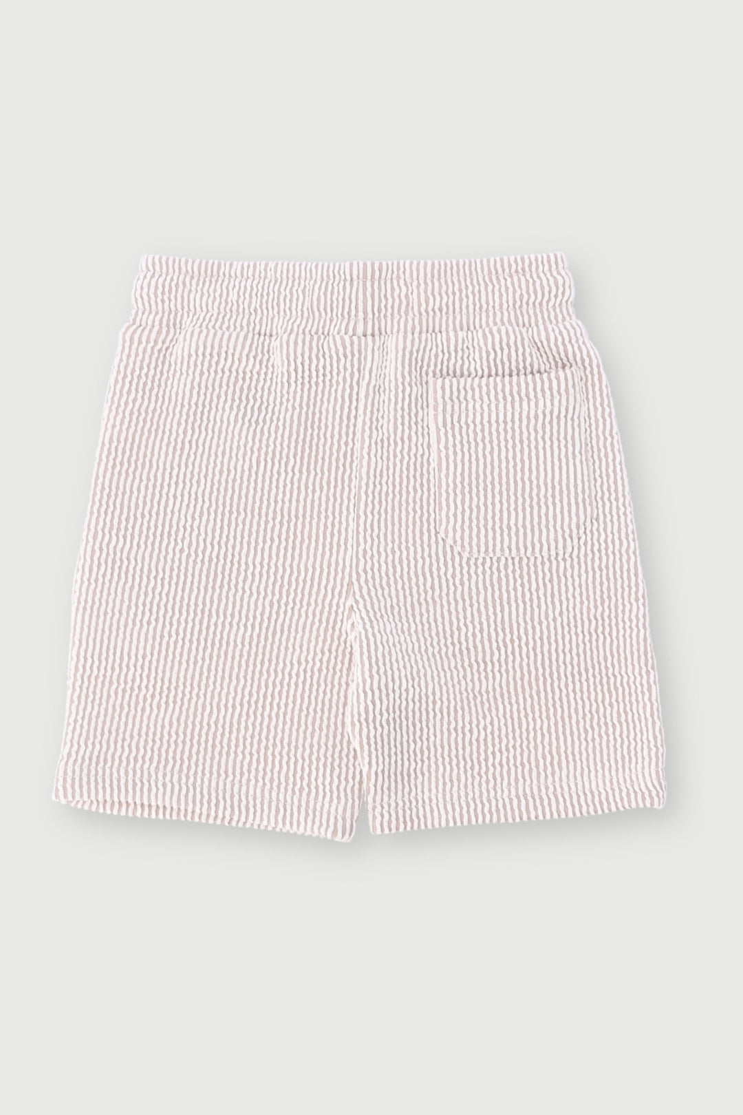 Pre-Boys Seersucker Shorts - Stone