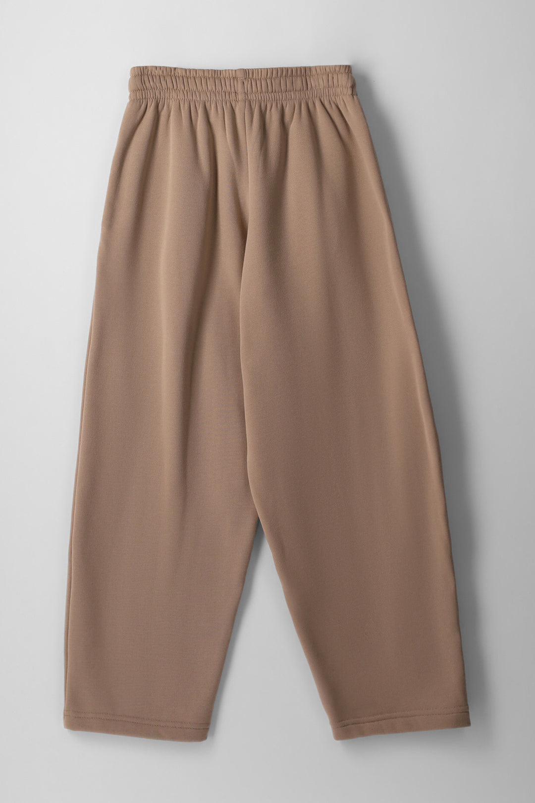 Girls Relaxed Barrel Fit Trackpants - Stone