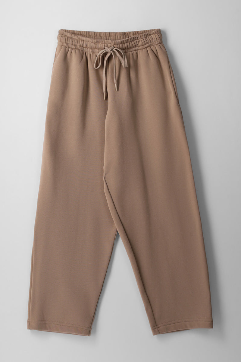 Girls Relaxed Barrel Fit Trackpants - Stone