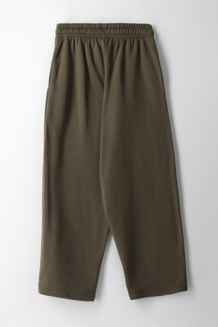 Girls Relaxed Barrel Fit Trackpants - Fatigue