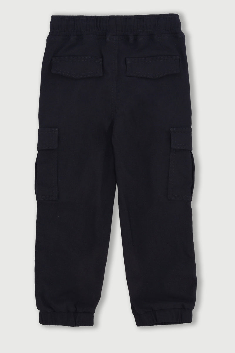 Pre-Boys Fleece Lined Jogger - Black