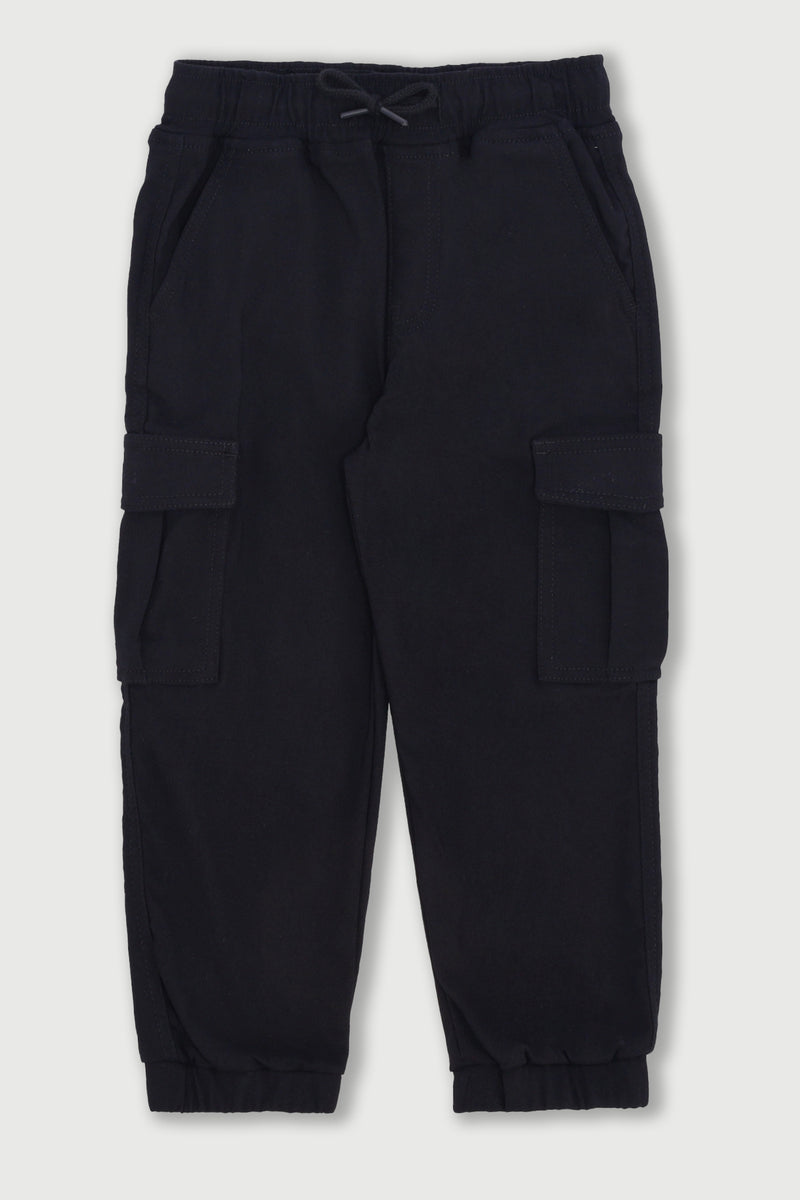 Pre-Boys Fleece Lined Jogger - Black