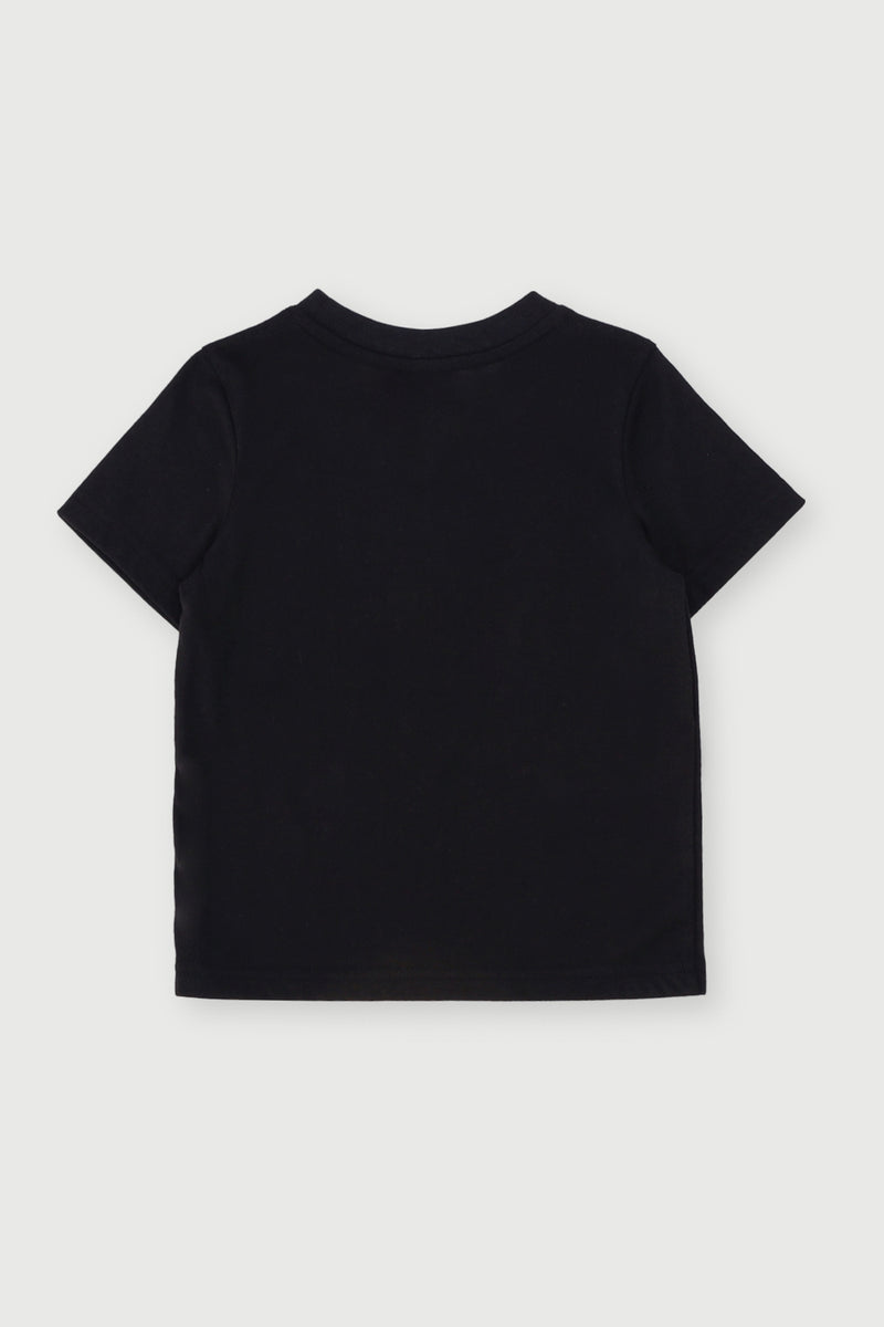 Pre-Boys Plain Short Sleeve Tee - Black