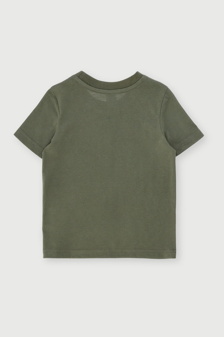 Pre-Boys Plain Tee - Fatigue