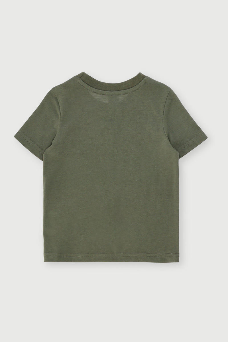 Pre-Boys Plain Tee - Fatigue
