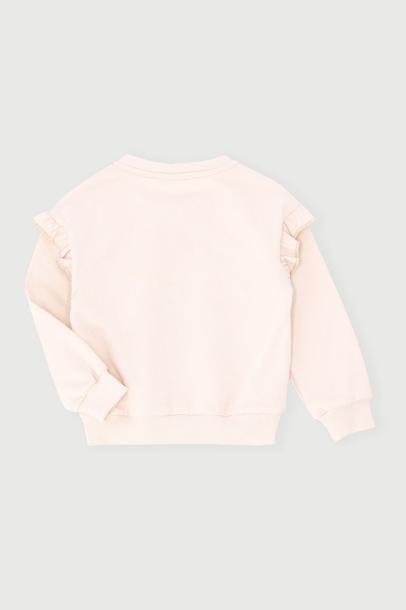 Pre-Girls Barbie Fleece Top - Stone