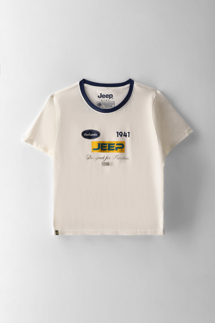 Boys 1941 Unbleached Fashion Tee - White