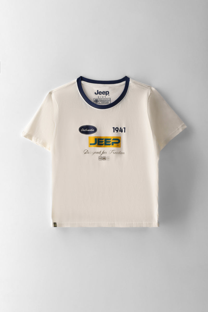 Boys 1941 Unbleached Fashion Tee - White